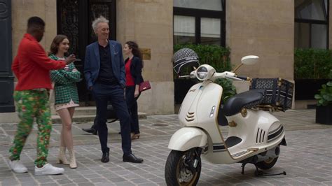 emily in paris dior vespa|christian Dior Vespa.